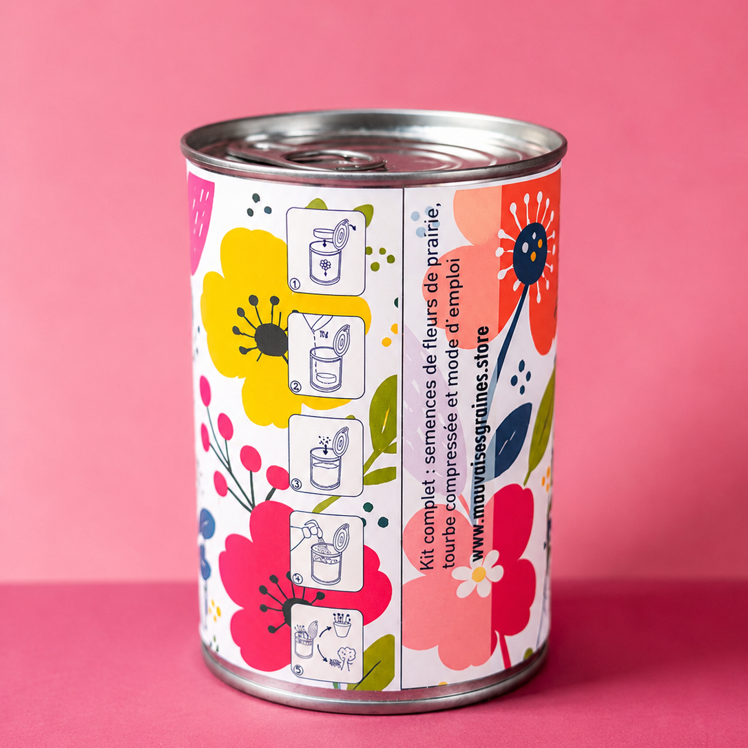 Kit à semer « Bon anniversaire » – prénom ou surnom personnalisable