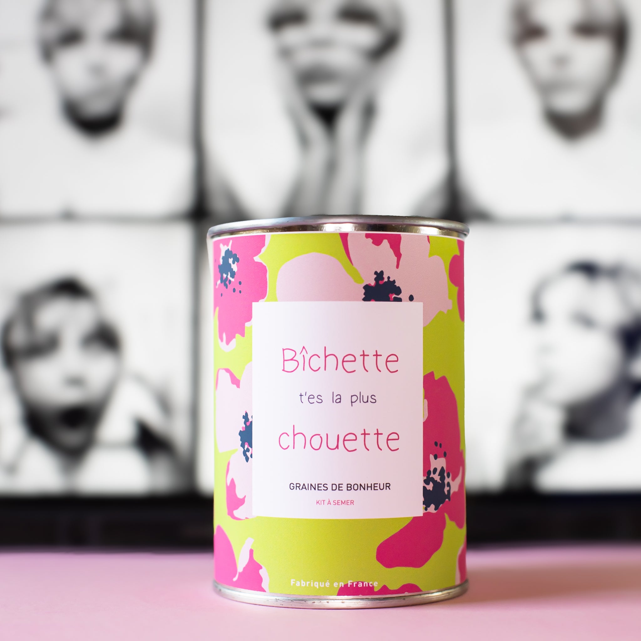 Kit à semer "Bichette t'es la plus chouette" fabriqué en France