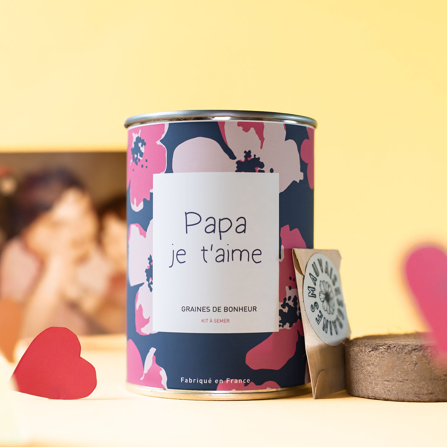 Kit à semer "Papa je t'aime" fabriqué en France