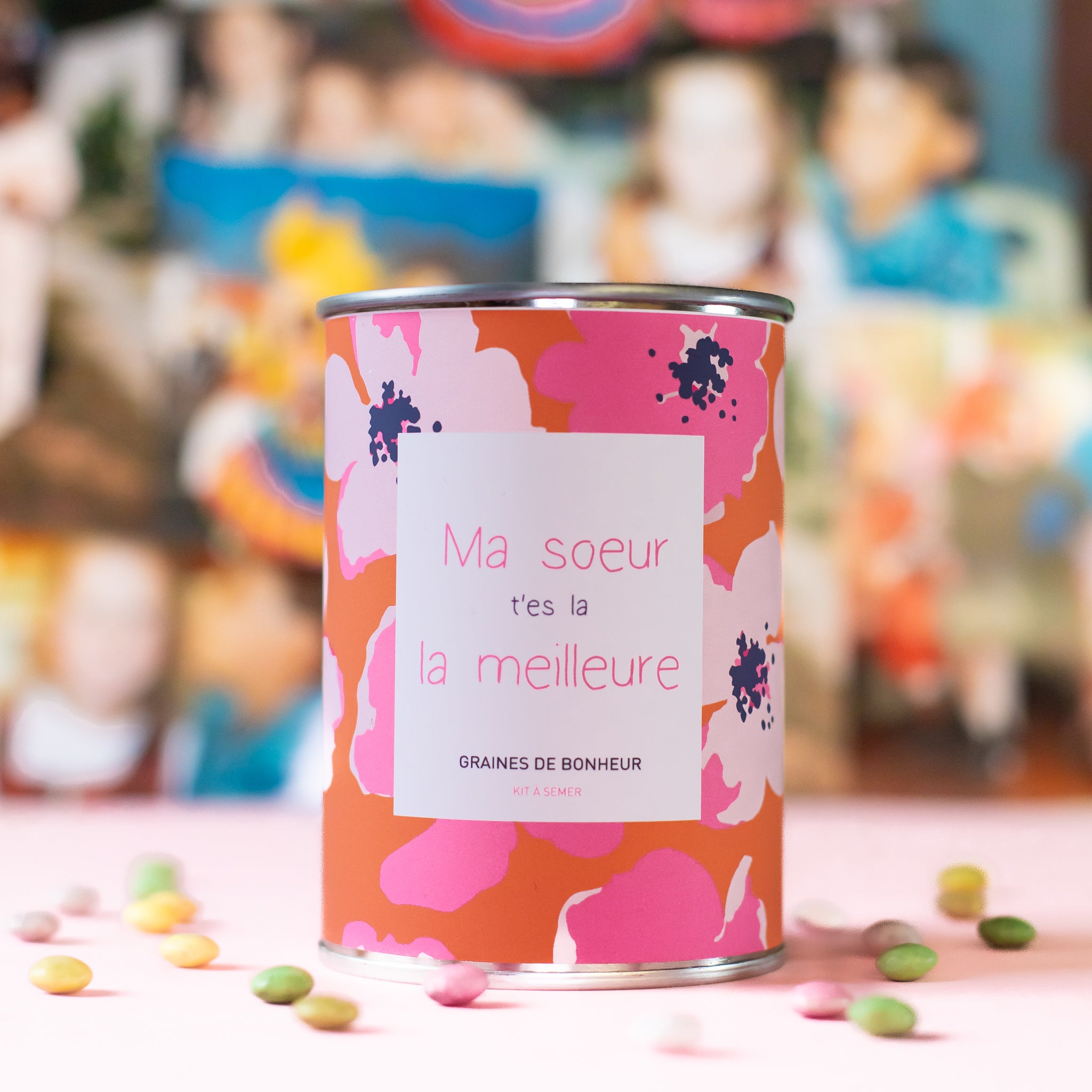 Kit à semer "Ma soeur t'es la meilleure" fabriqué en France