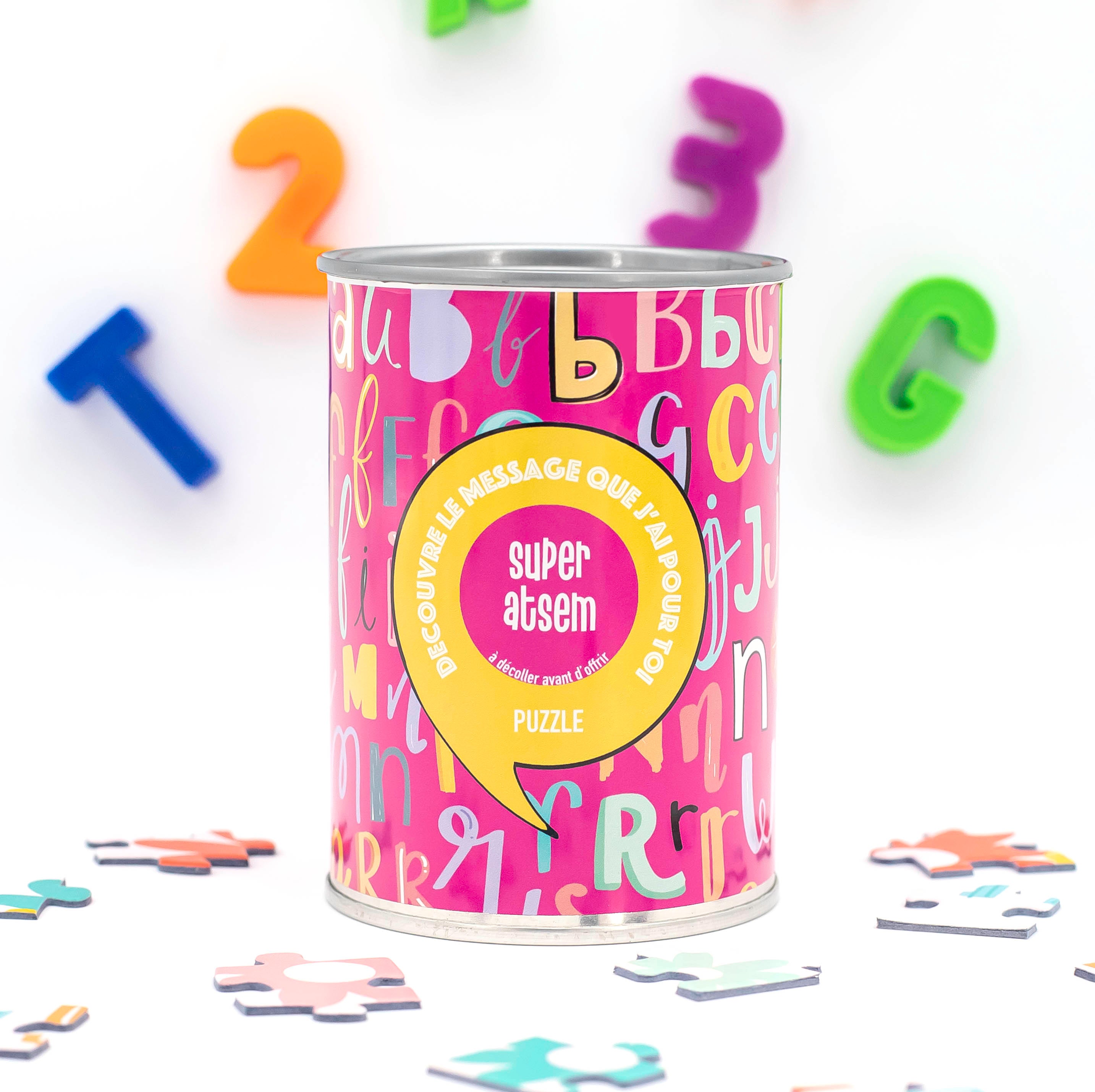 Copie de Copie de Puzzle à message "Super Atsem" bwat