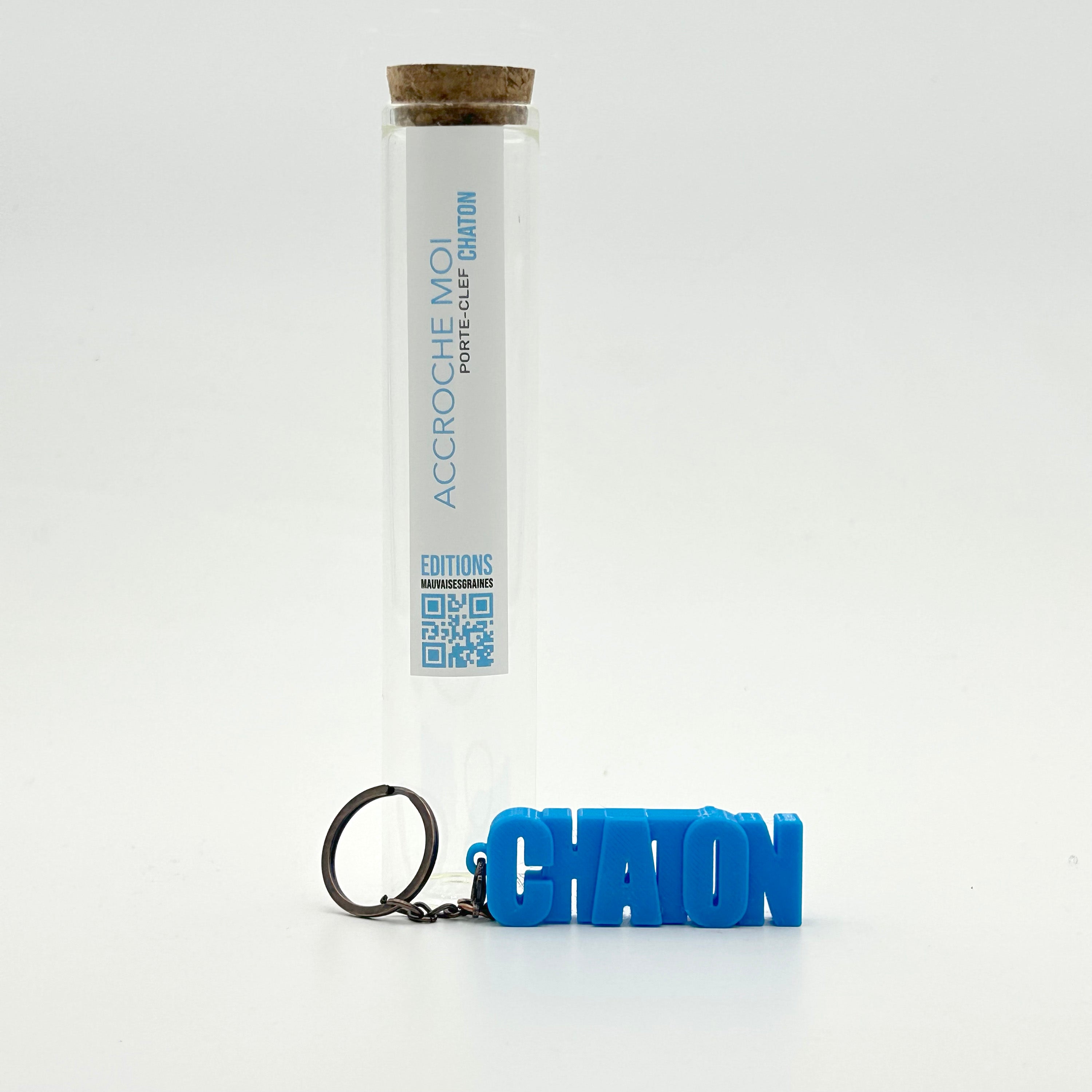 Porte-clés à message – CHATON