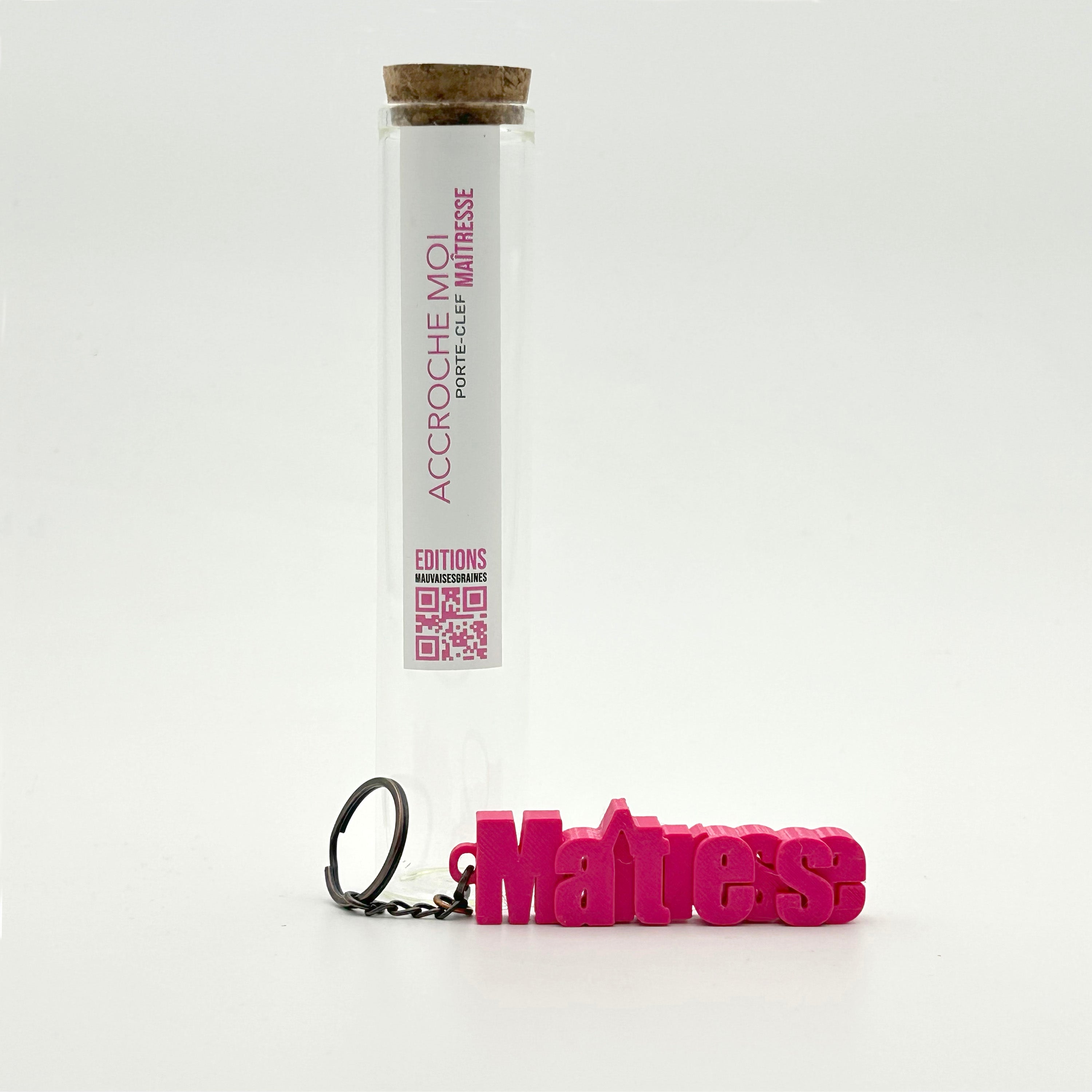 Porte-clés à message – MAÏTRESSE