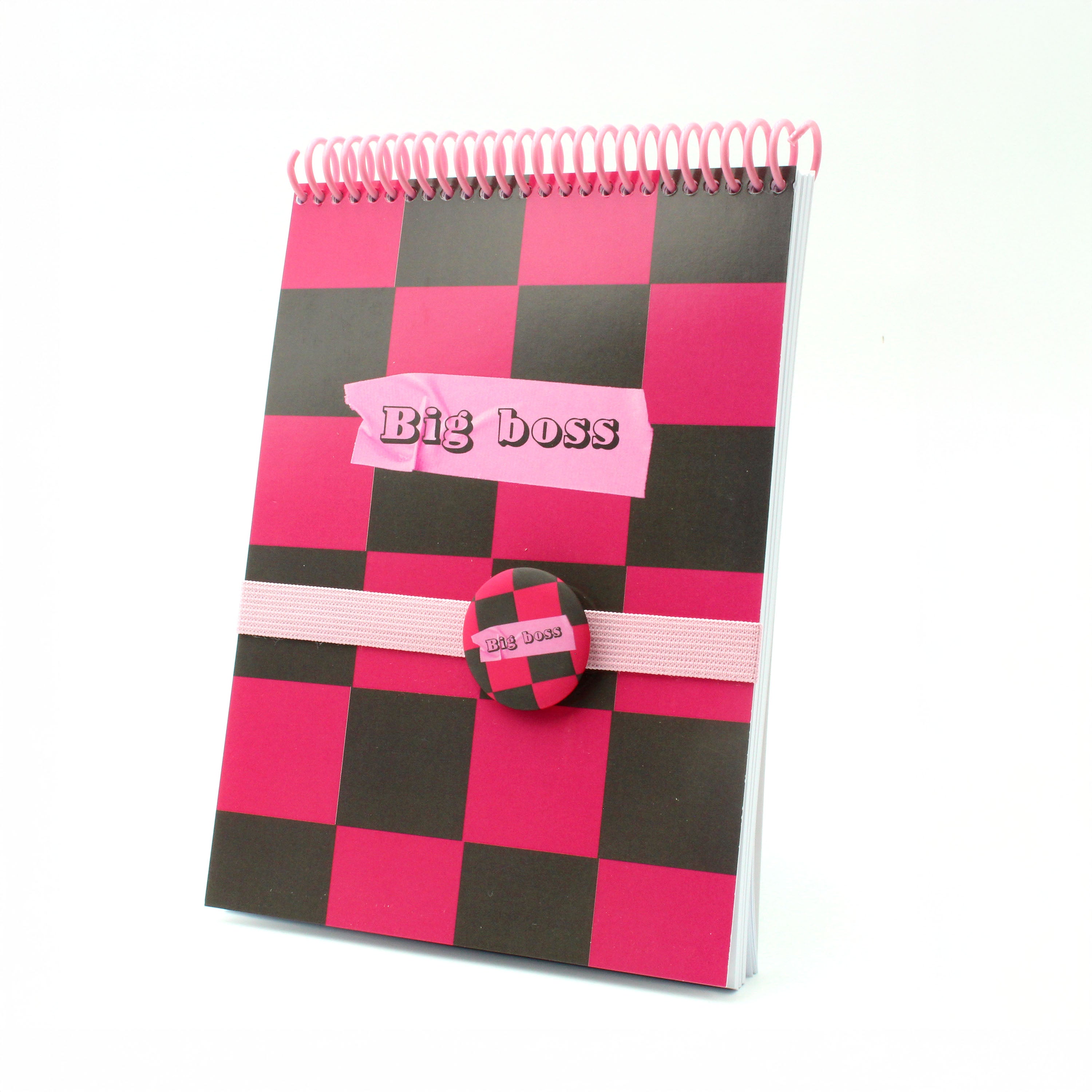 Carnet "BIG BOSS" -A5-Badge inclus MauvaisesGraines