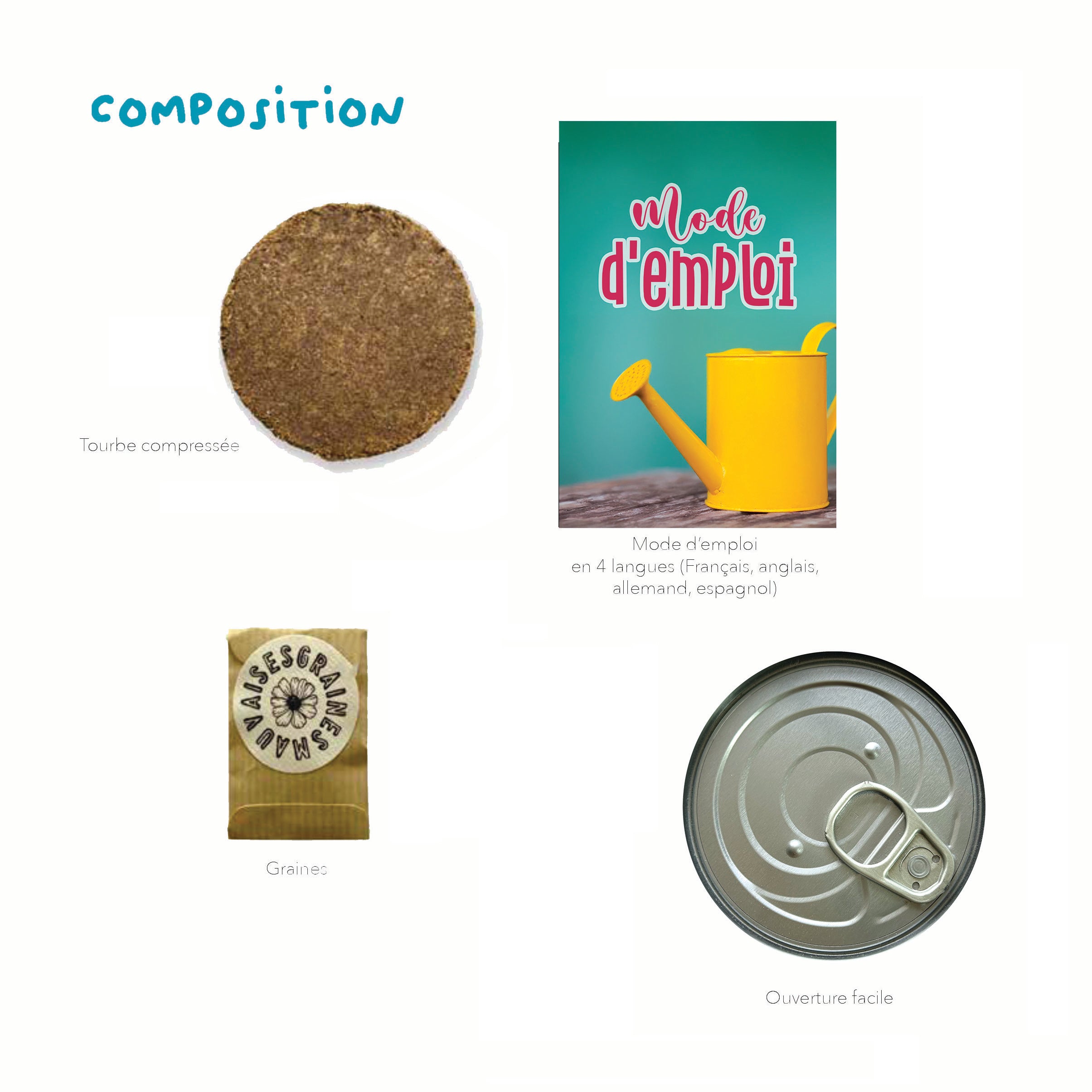 Kit à semer "Merci Maitre à Colorier"