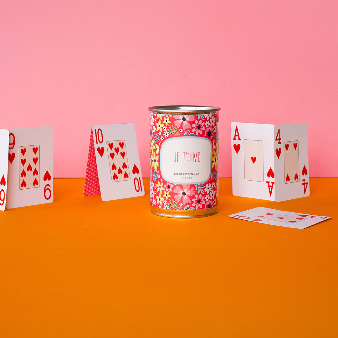 Kit à semer "Je t'aime" fabriqué en France