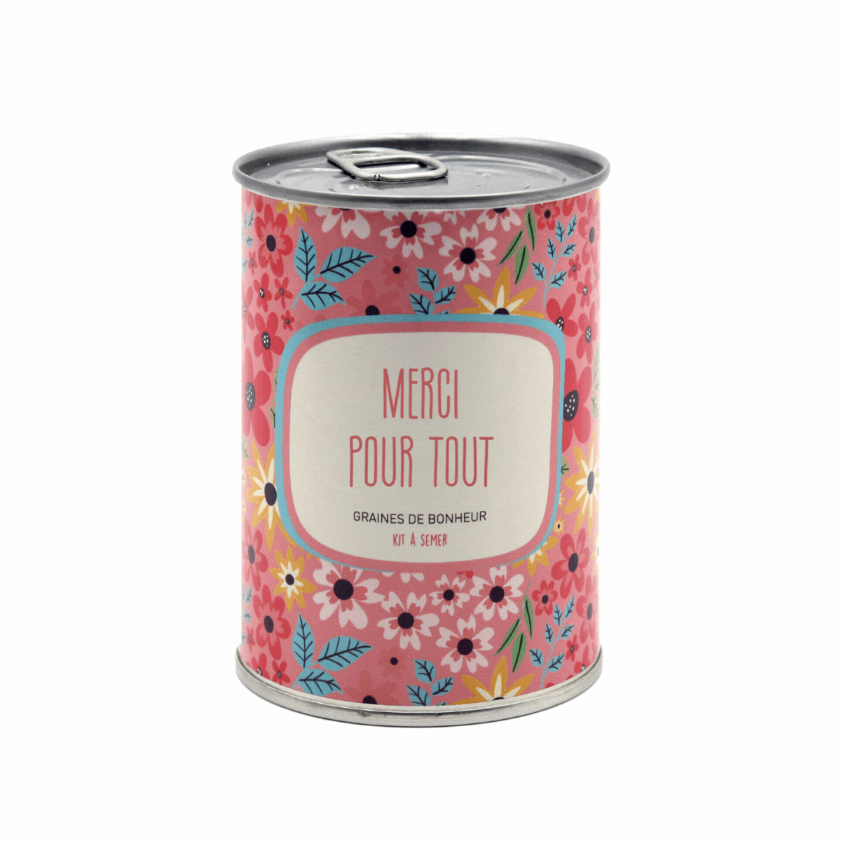 Kit à semer personnalisé Mauvaises Graines en boîte de conserve, message personnalisable