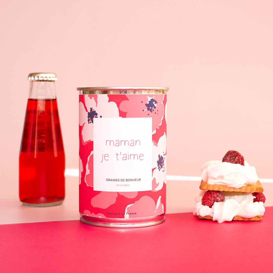 Kit à semer famille Mauvaises Graines, cadeau original et fabriqué en France pour maman, papa, frangin ou frangine.