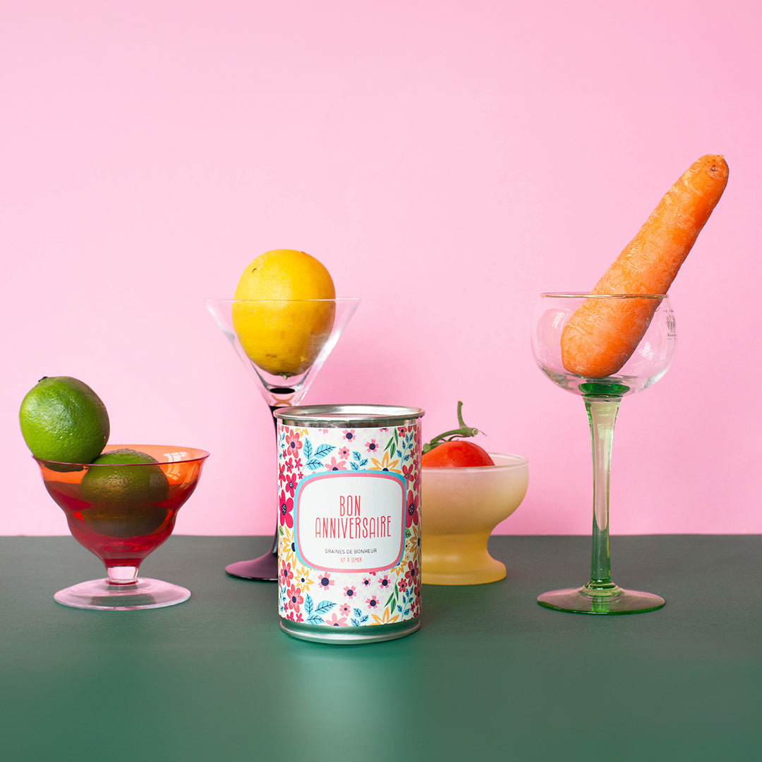 Kit à semer "Bon anniversaire" fabriqué en france