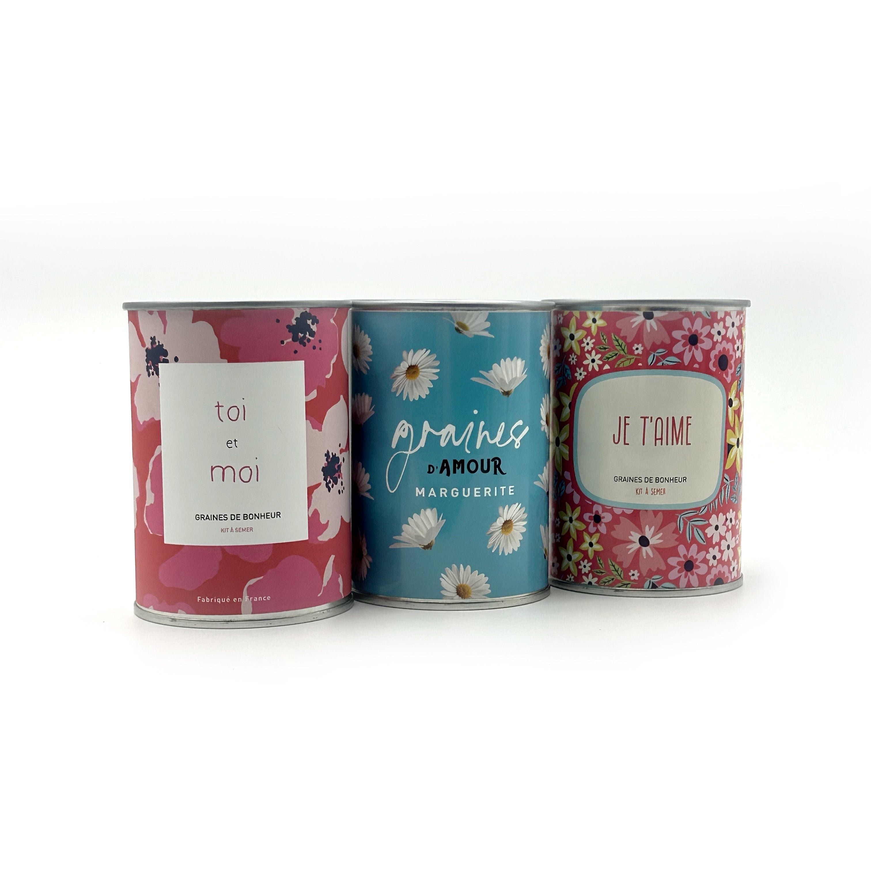 â€ïž Pack Amour â 3 kits Ă semer qui disent (vraiment) je tâaime