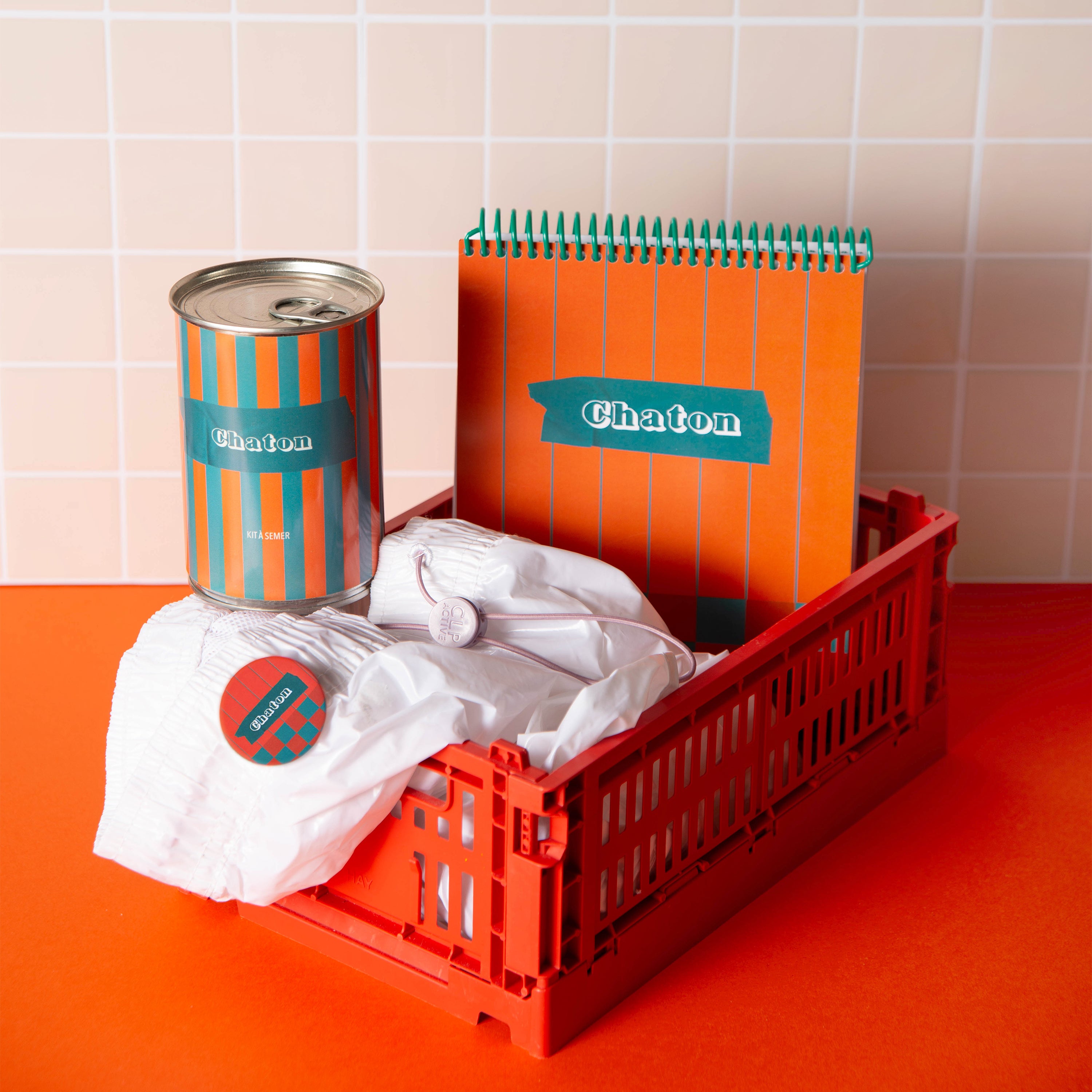 Pack Carnet + Kit à semer "Chaton"