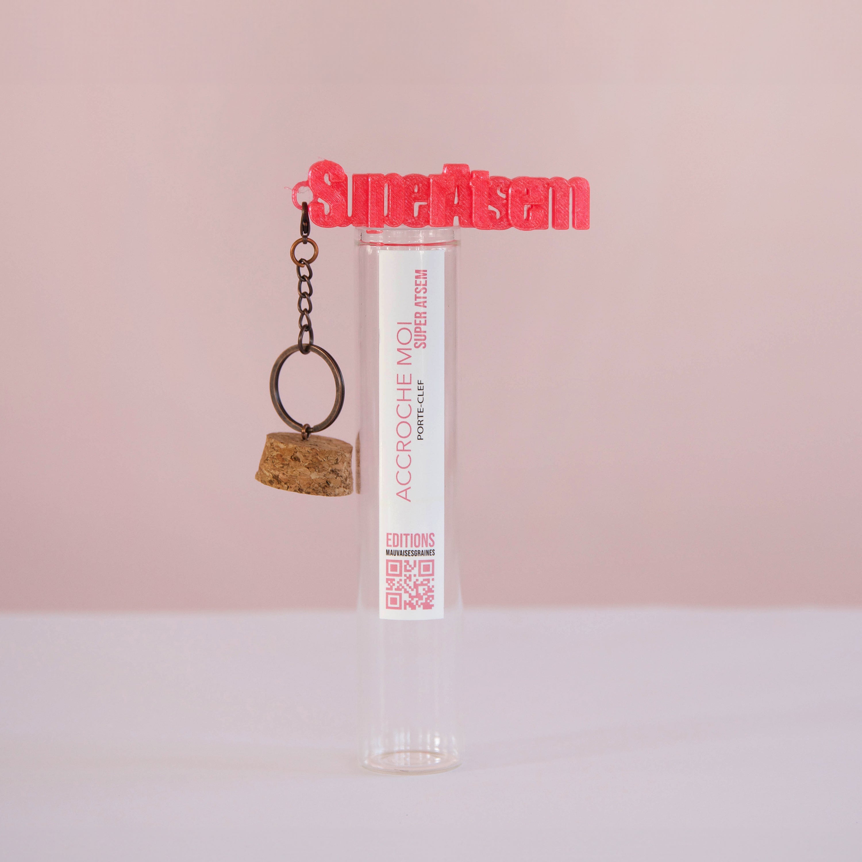 Porte-clés à message – SUPER ATSEM