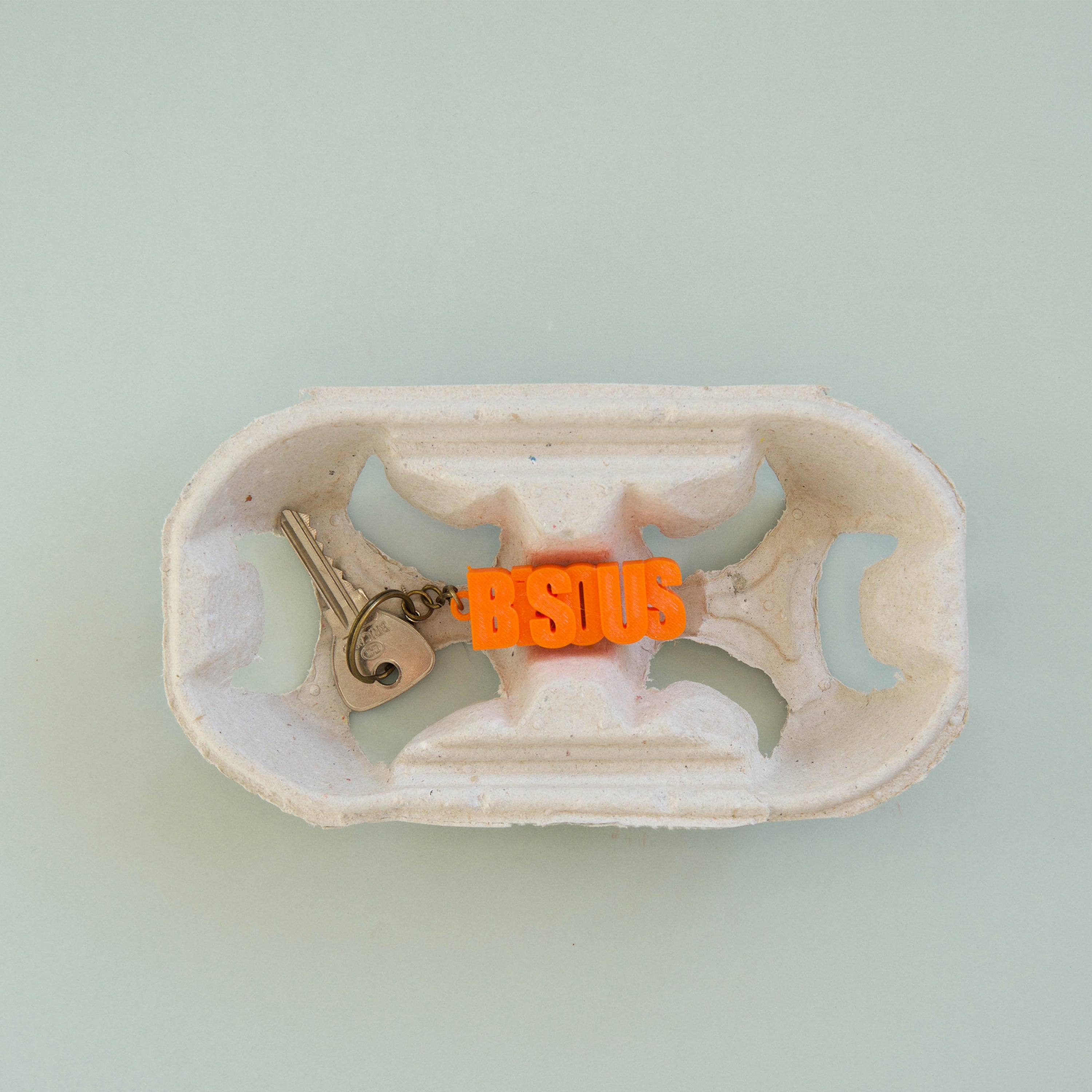 Porte-clés à message – BISOUS