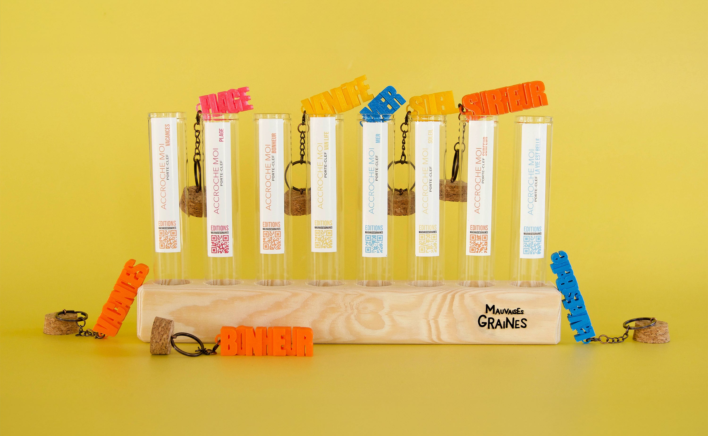 Porte-clés à message – PLAGE