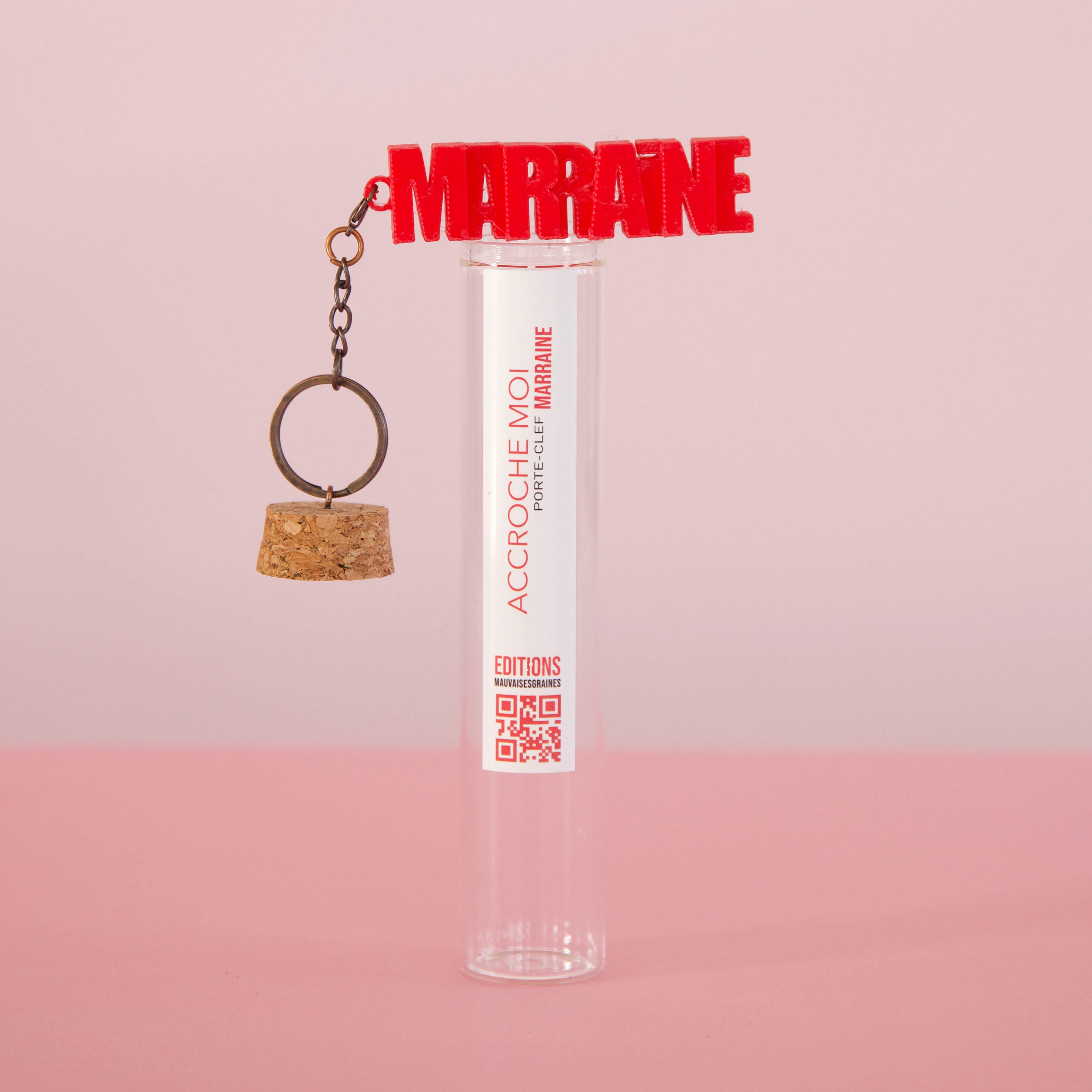 Porte-clés à message – MARRAINE