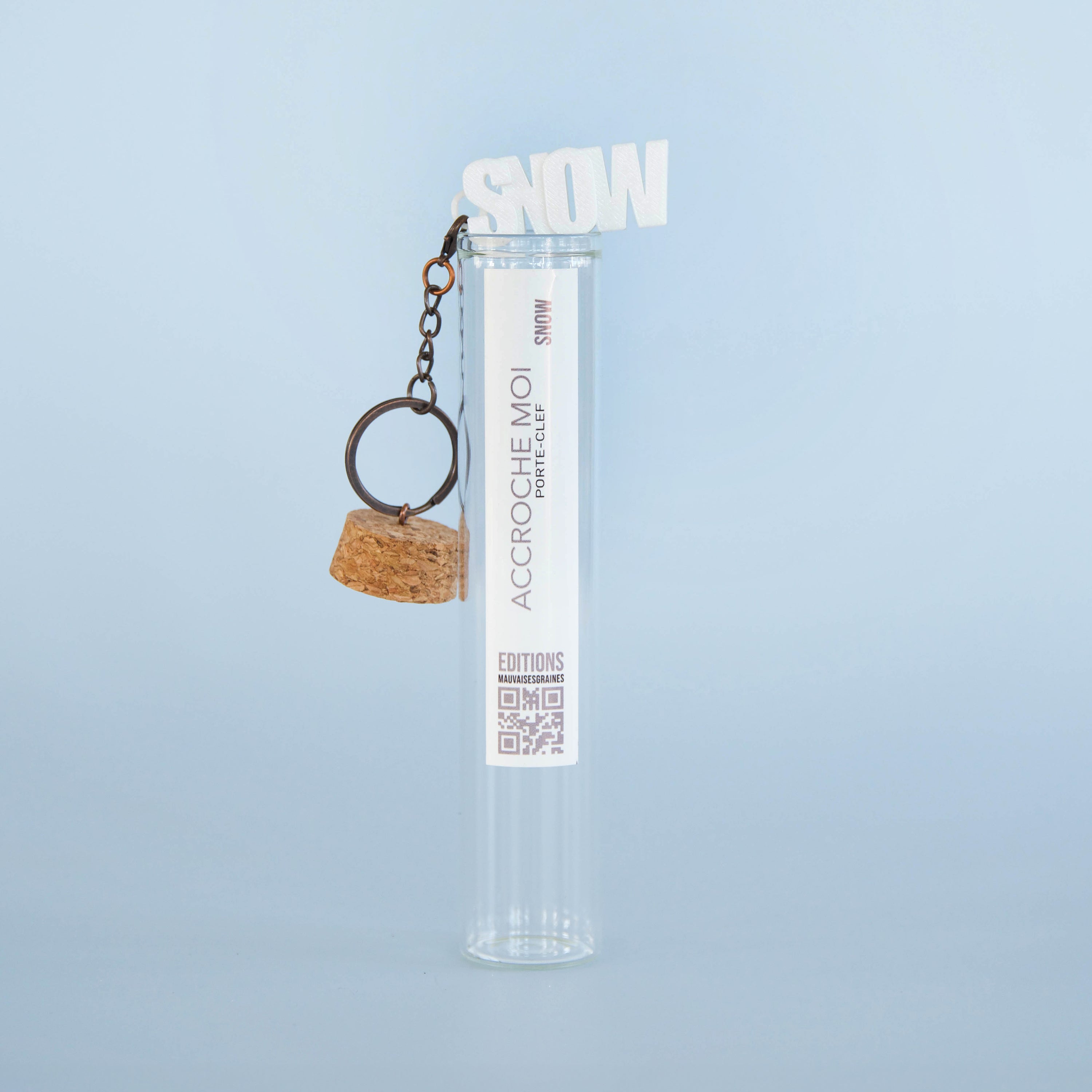 Porte-clés à message – Snow