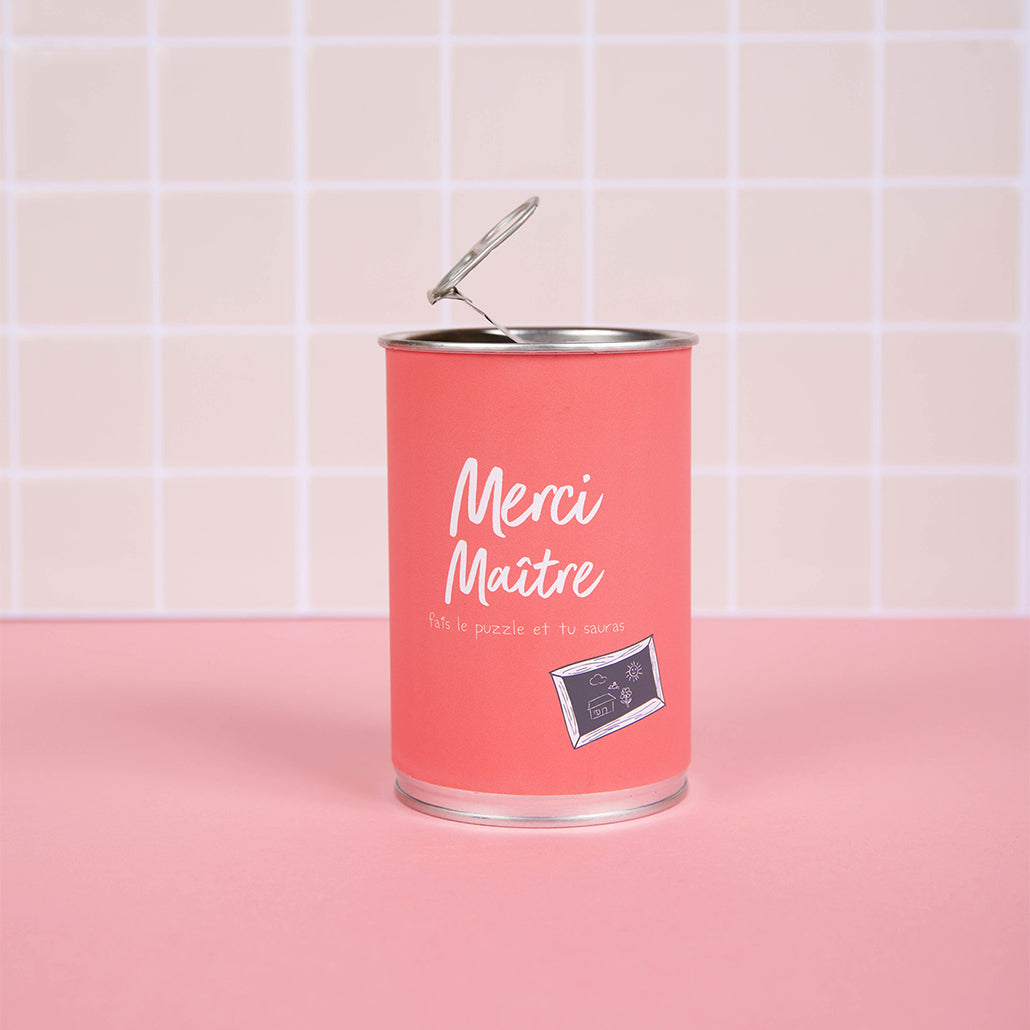 Puzzle à message "merci Maître"