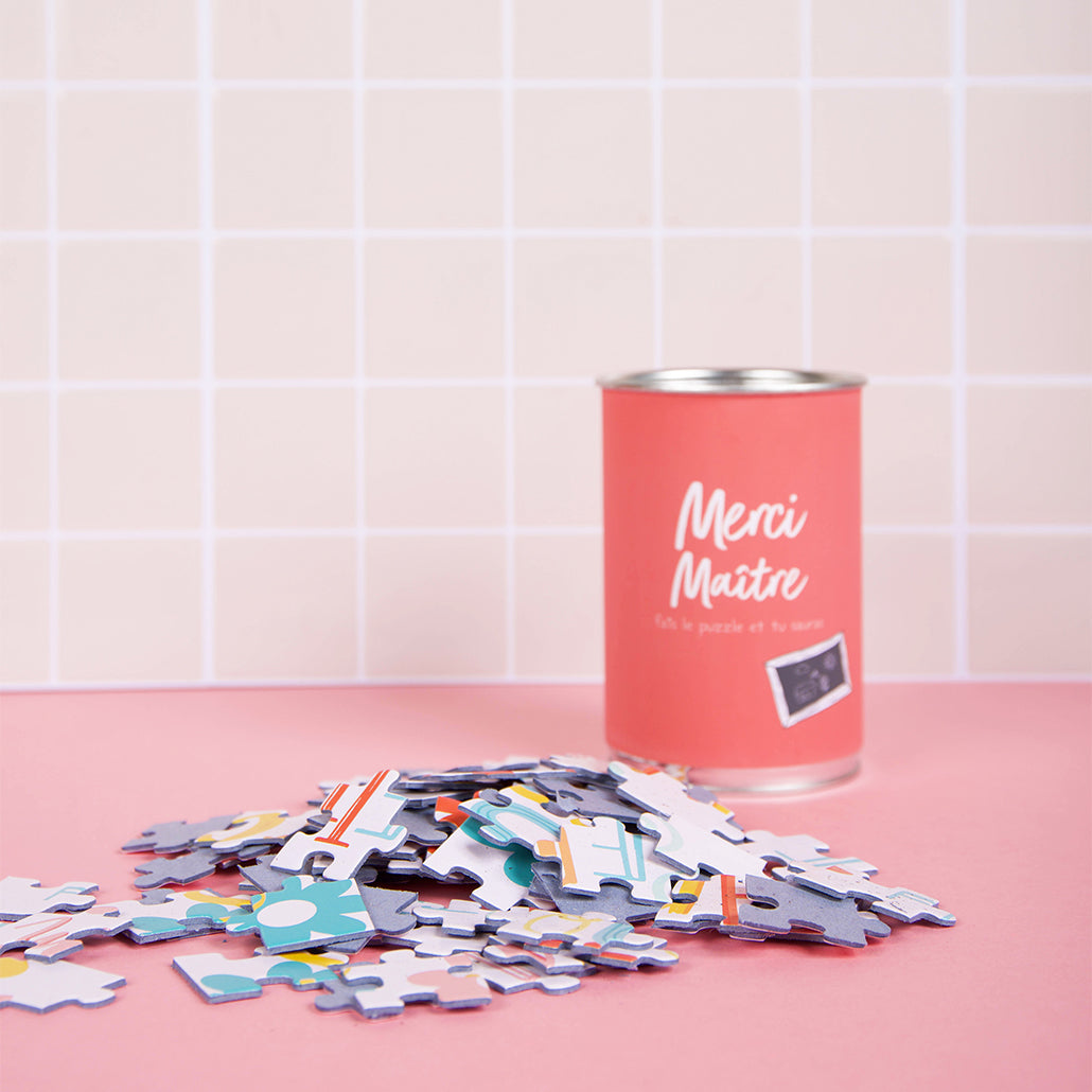 Puzzle à message "merci Maître"