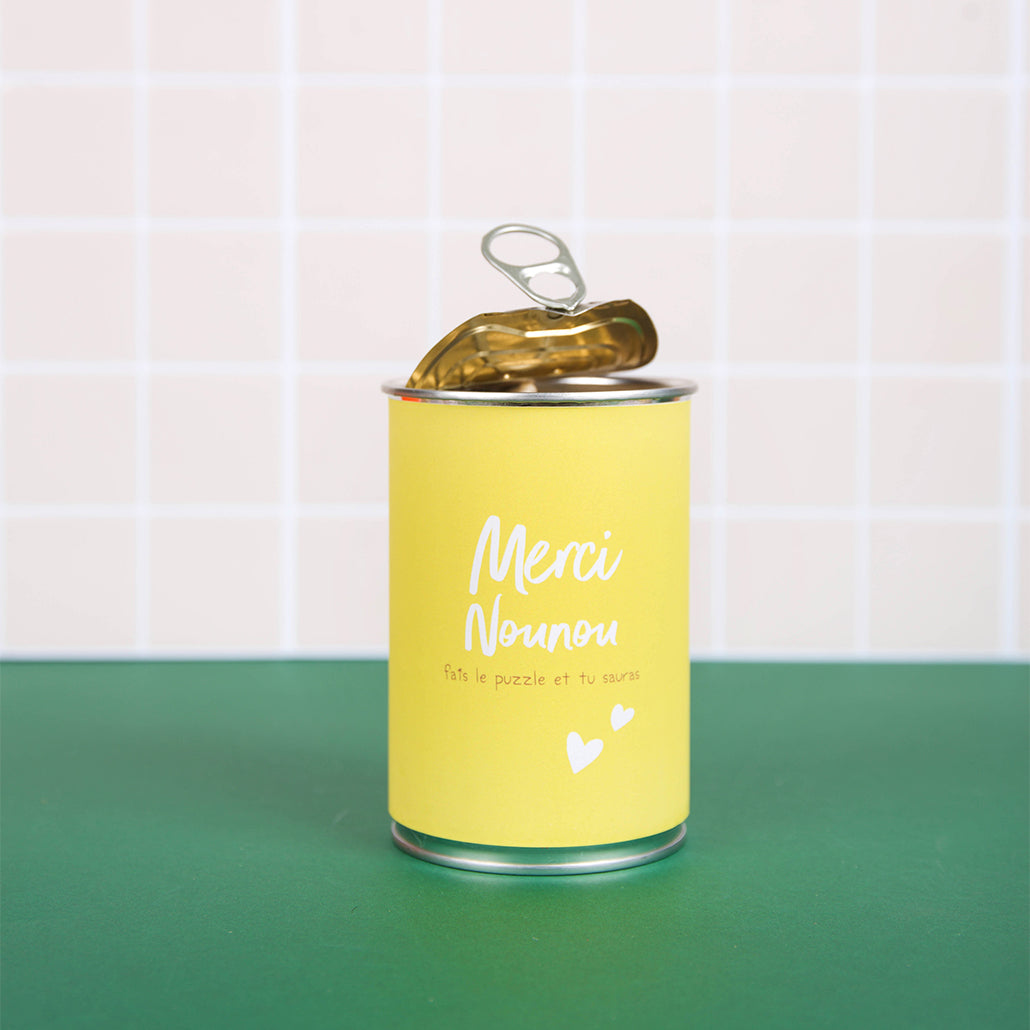 Puzzle à message "Nounou j't'adore"