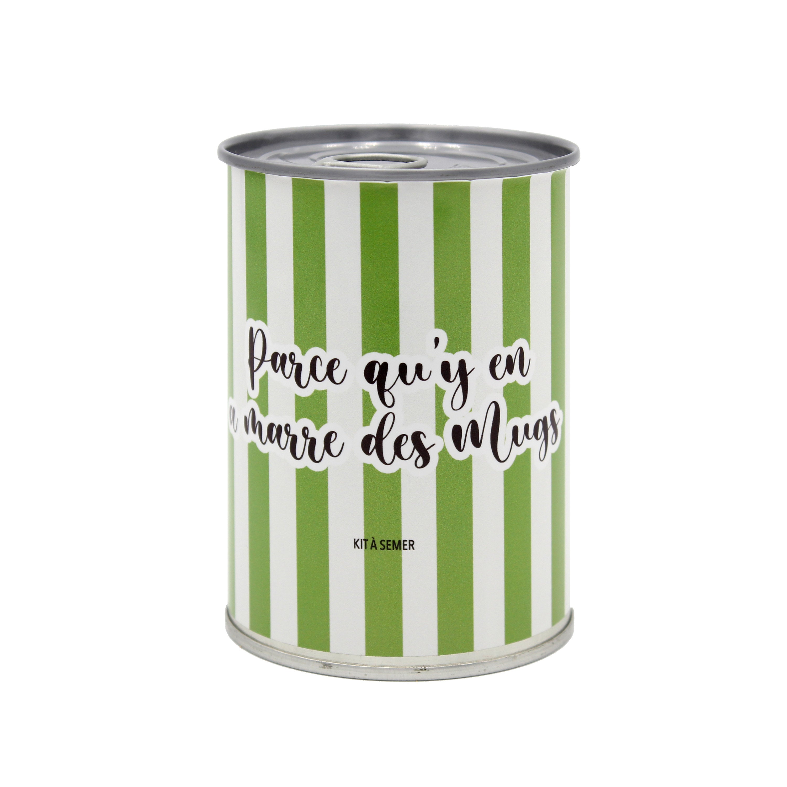 Kit à semer "Parce qu'y en marre des Mugs" fabriqué en France
