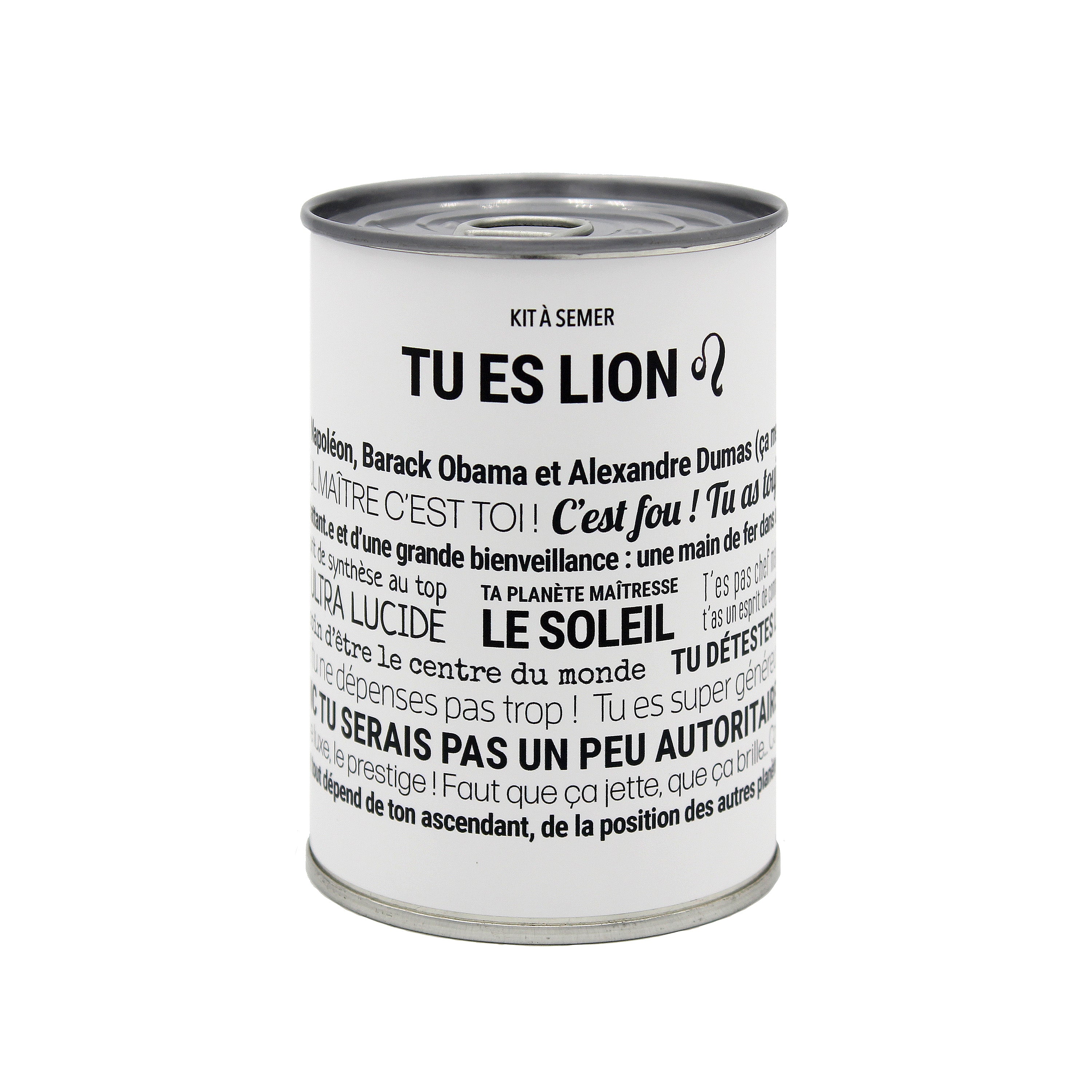 Kits à semer "Lion" en collab avec "Tout est Dit"