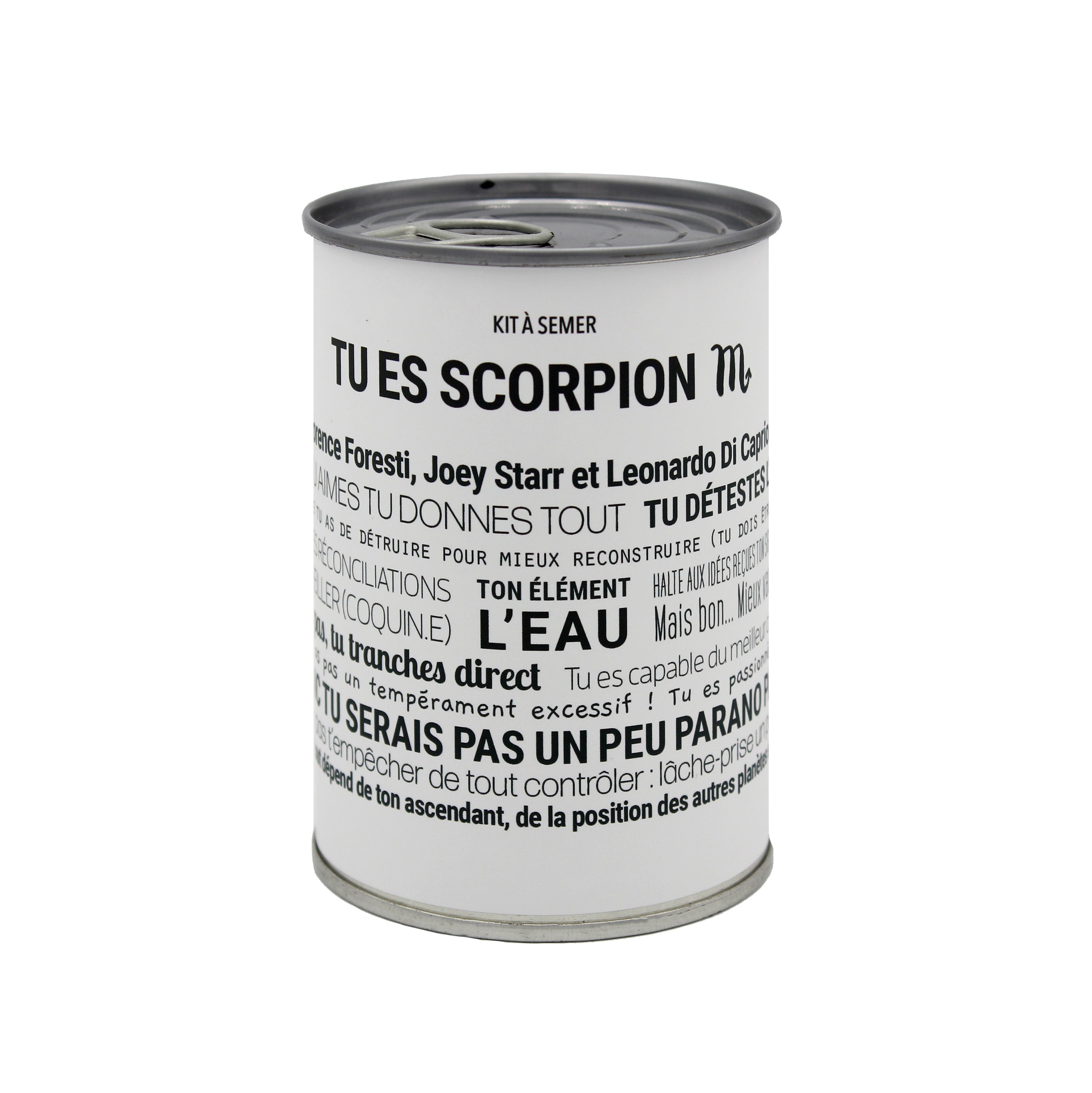Kits à semer "Scorpion" en collab avec "Tout est Dit"