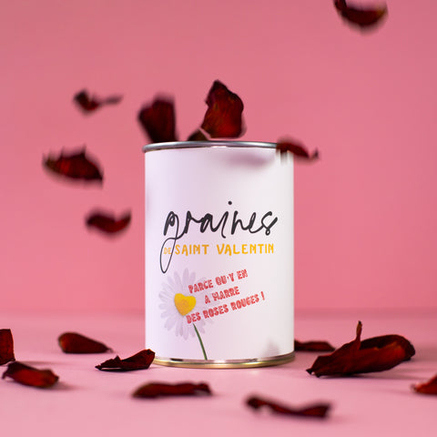 Kit à semer « Parce qu’y en a marre des roses rouges »