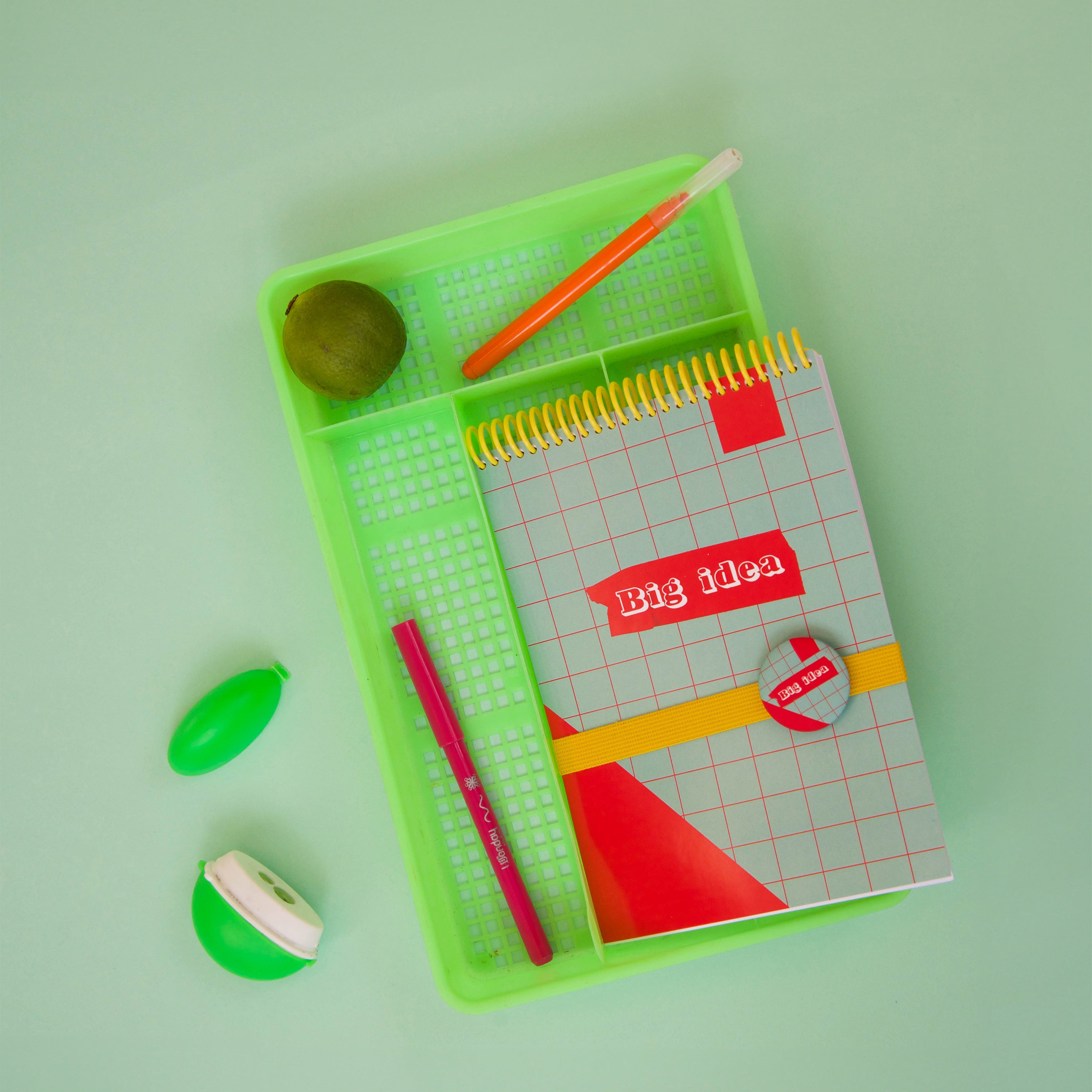 Carnet "Big Idea-A5-Badge inclus MauvaisesGraines