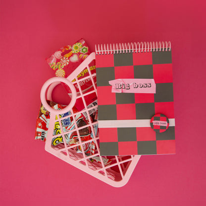 Carnet "BIG BOSS" -A5-Badge inclus MauvaisesGraines