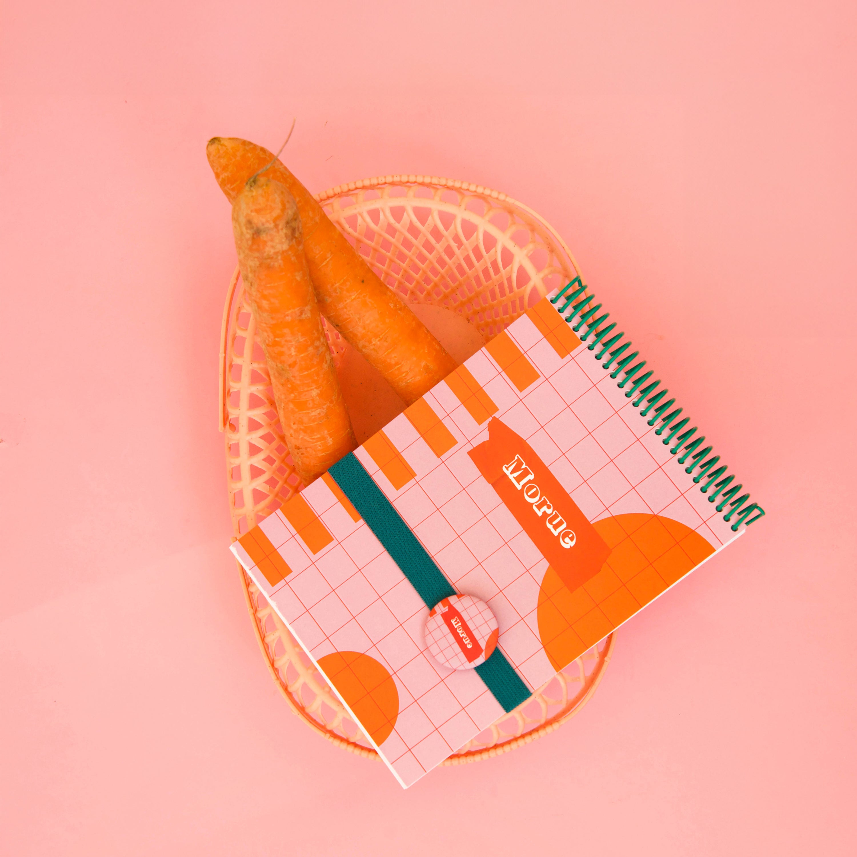 Carnet "MORUE" -A5-Badge inclus MauvaisesGraines