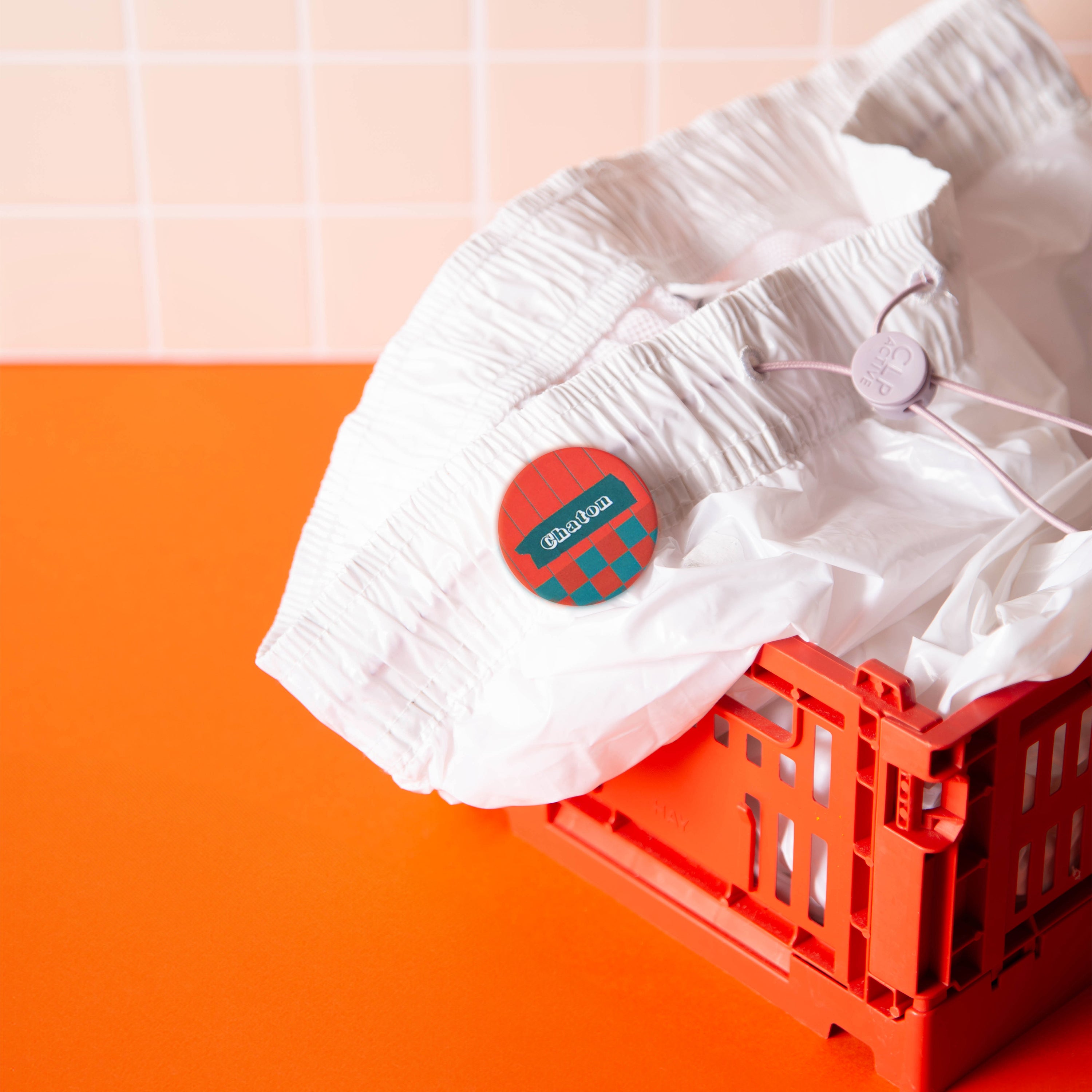 Badge 38 mm "CHATON"