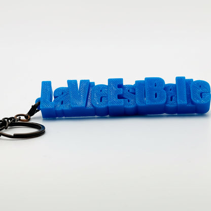 Porte-clés à message – LA VIE EST BELLE