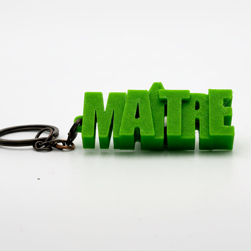 Porte-clés à message – MAÎTRE