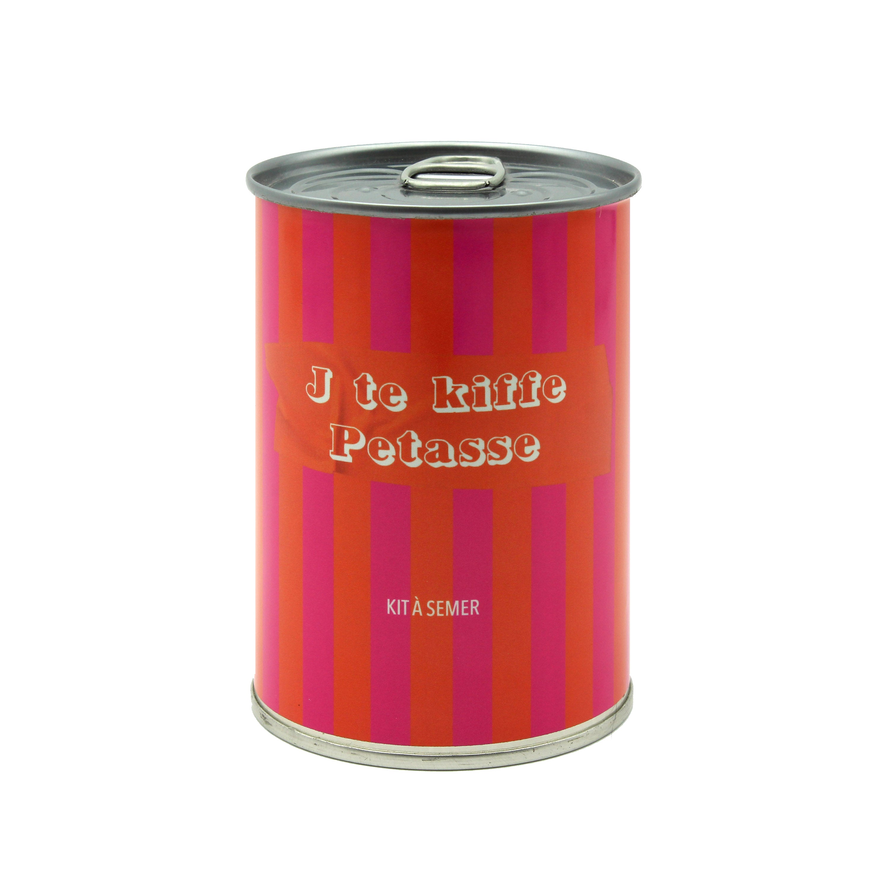 Kit à semer "J'te kiffe Pétasse" fabriqué en France