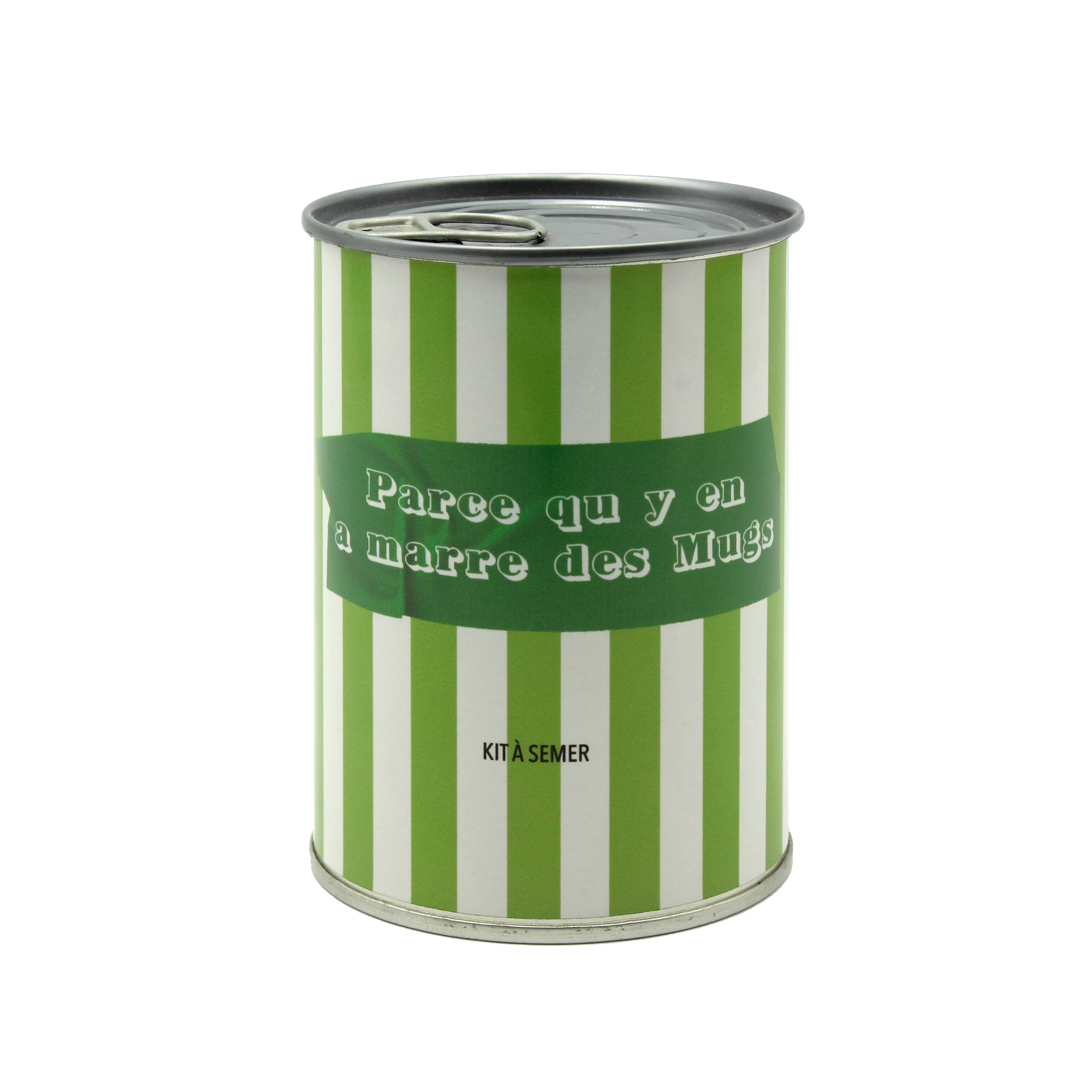 Kit à semer "Parce qu'y en marre des Mugs" fabriqué en France