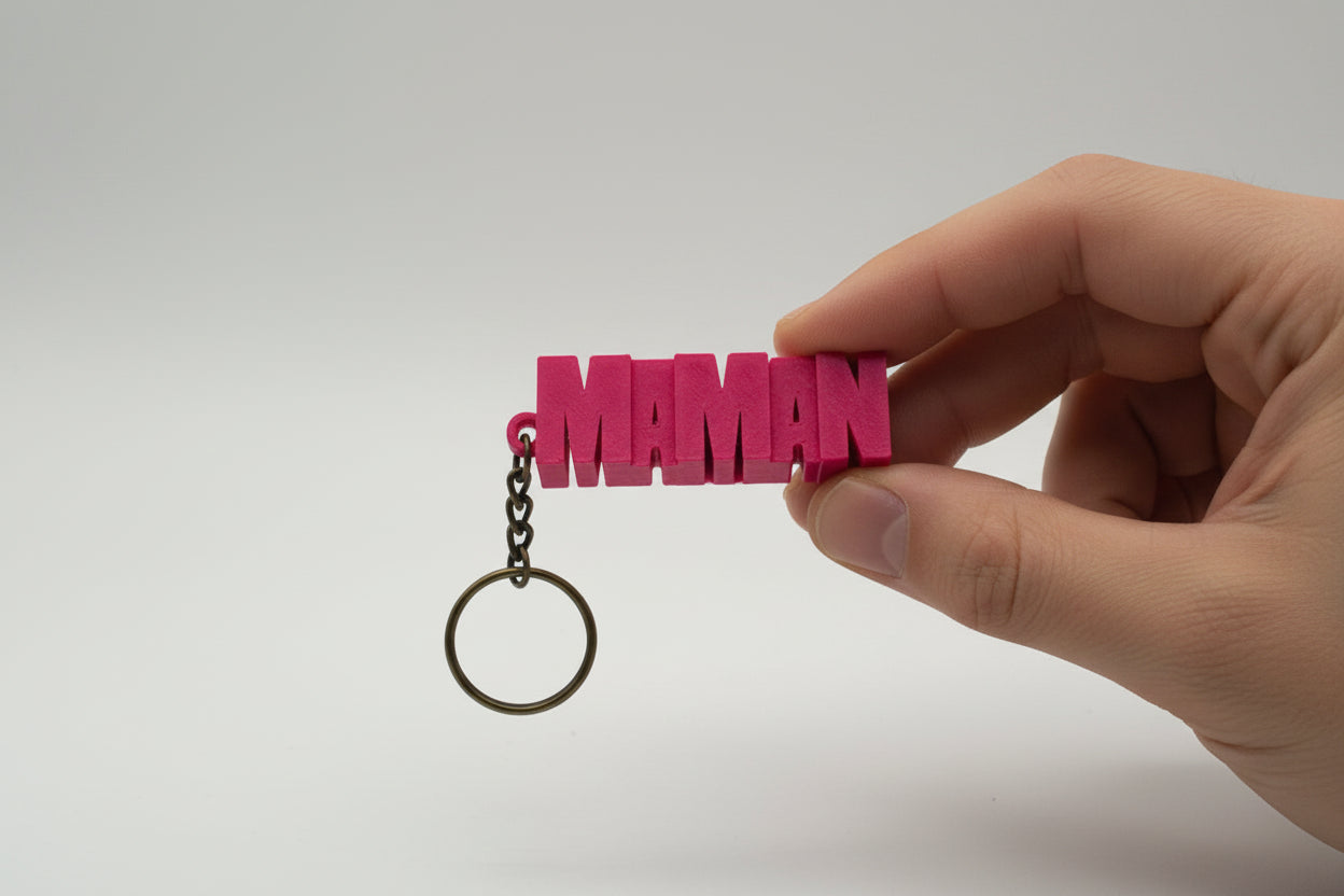 Porte-clés à message – MAMAN