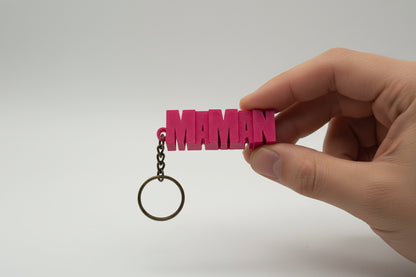 Porte-clés à message – MAMAN