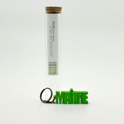 Porte-clés à message – MAÎTRE