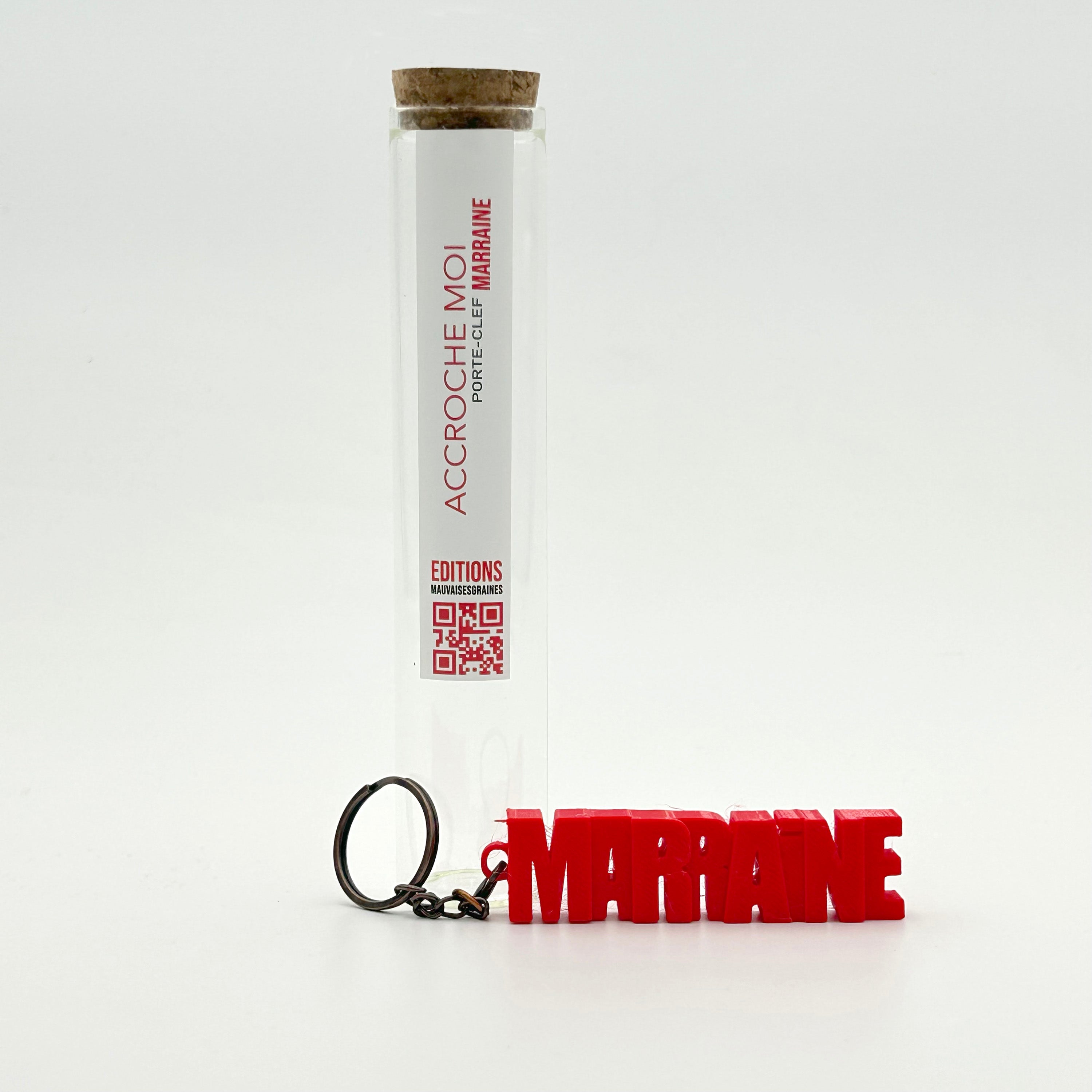 Porte-clés à message – MARRAINE