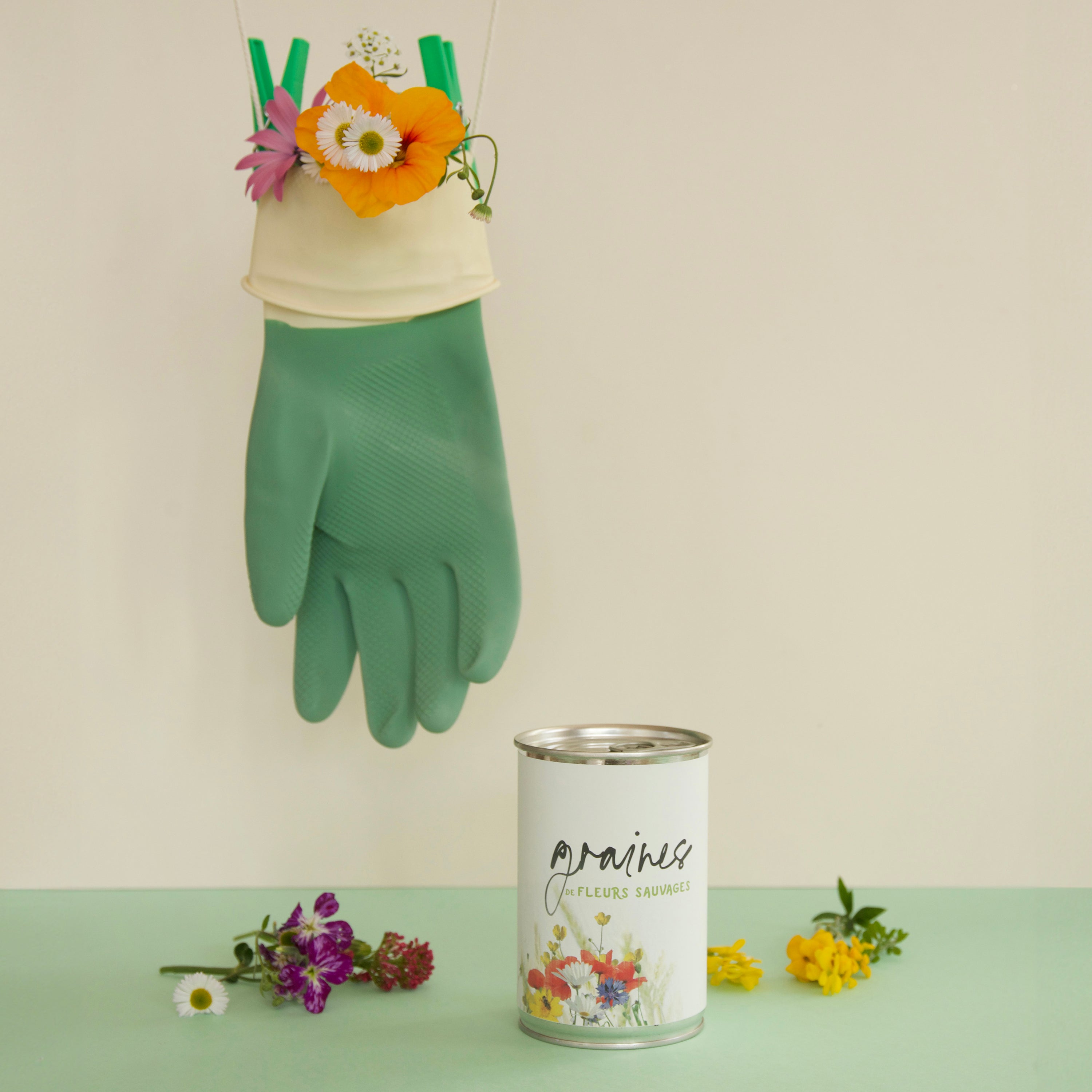 Kit à semer Fleurs sauvages – Graines de nature – Cadeau original – Fabriqué en France