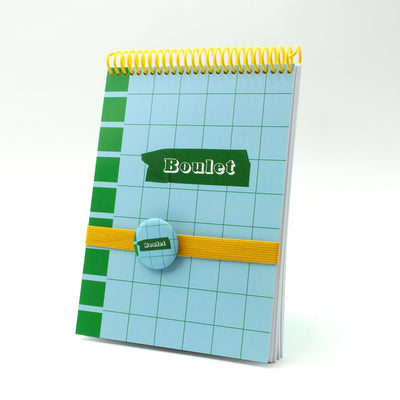 Carnet "BOULET" -A5-Badge inclus MauvaisesGraines