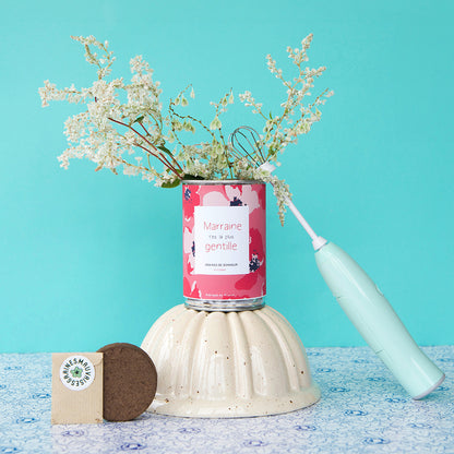 Kit à semer famille Mauvaises Graines, cadeau original et fabriqué en France pour maman, papa, frangin ou frangine.