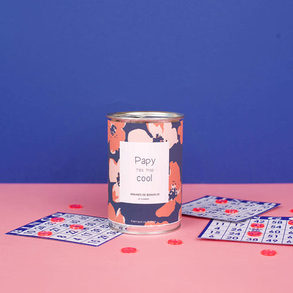 Kit à semer famille Mauvaises Graines, cadeau original et fabriqué en France pour maman, papa, frangin ou frangine.