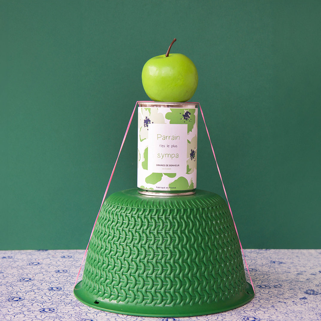 Kit à semer famille Mauvaises Graines, cadeau original et fabriqué en France pour maman, papa, frangin ou frangine.