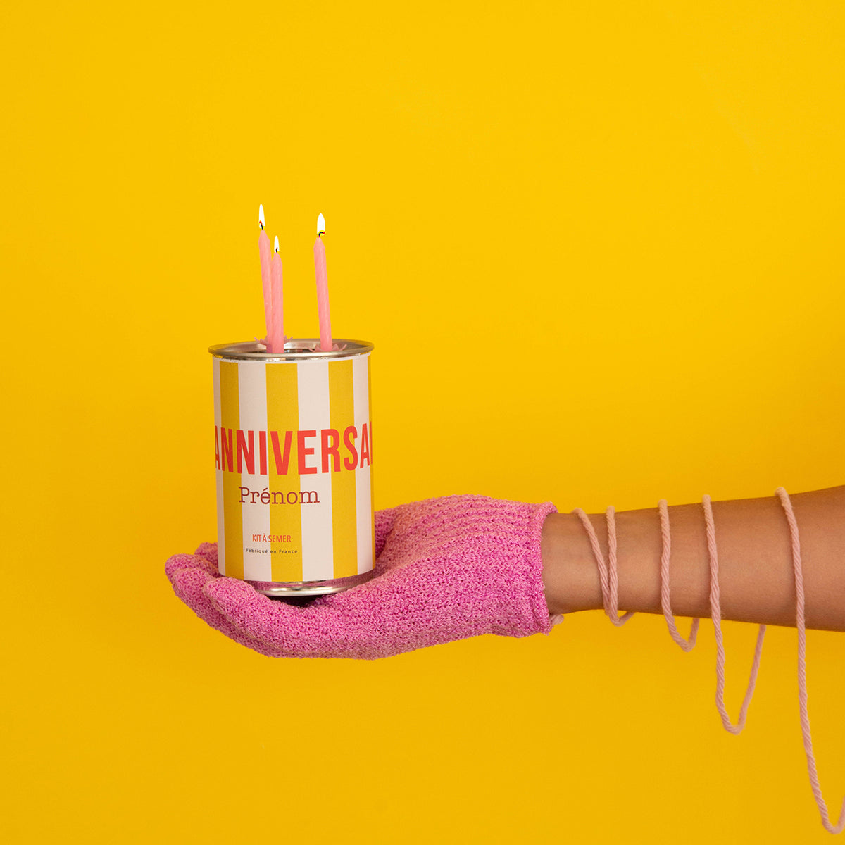 Kit à semer personnalisable "Bon Anniversaire"