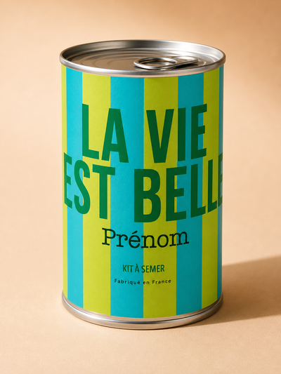 Kit à semer personnalisable "La Vie Est Belle"