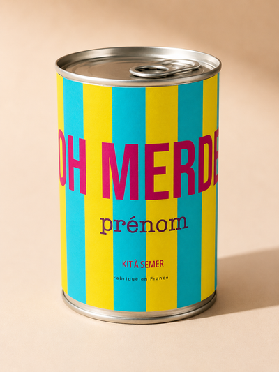 Kit à semer personnalisable "Oh Merde"