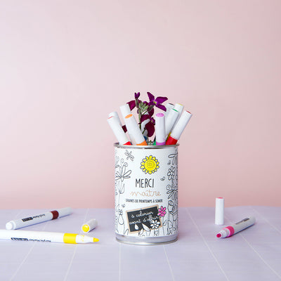 Kit à semer "Merci Maitre à Colorier"