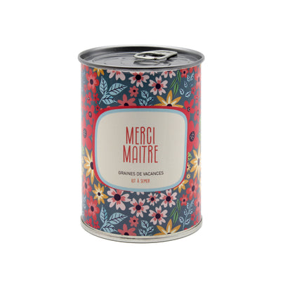 Kit à semer "merci Maitre"