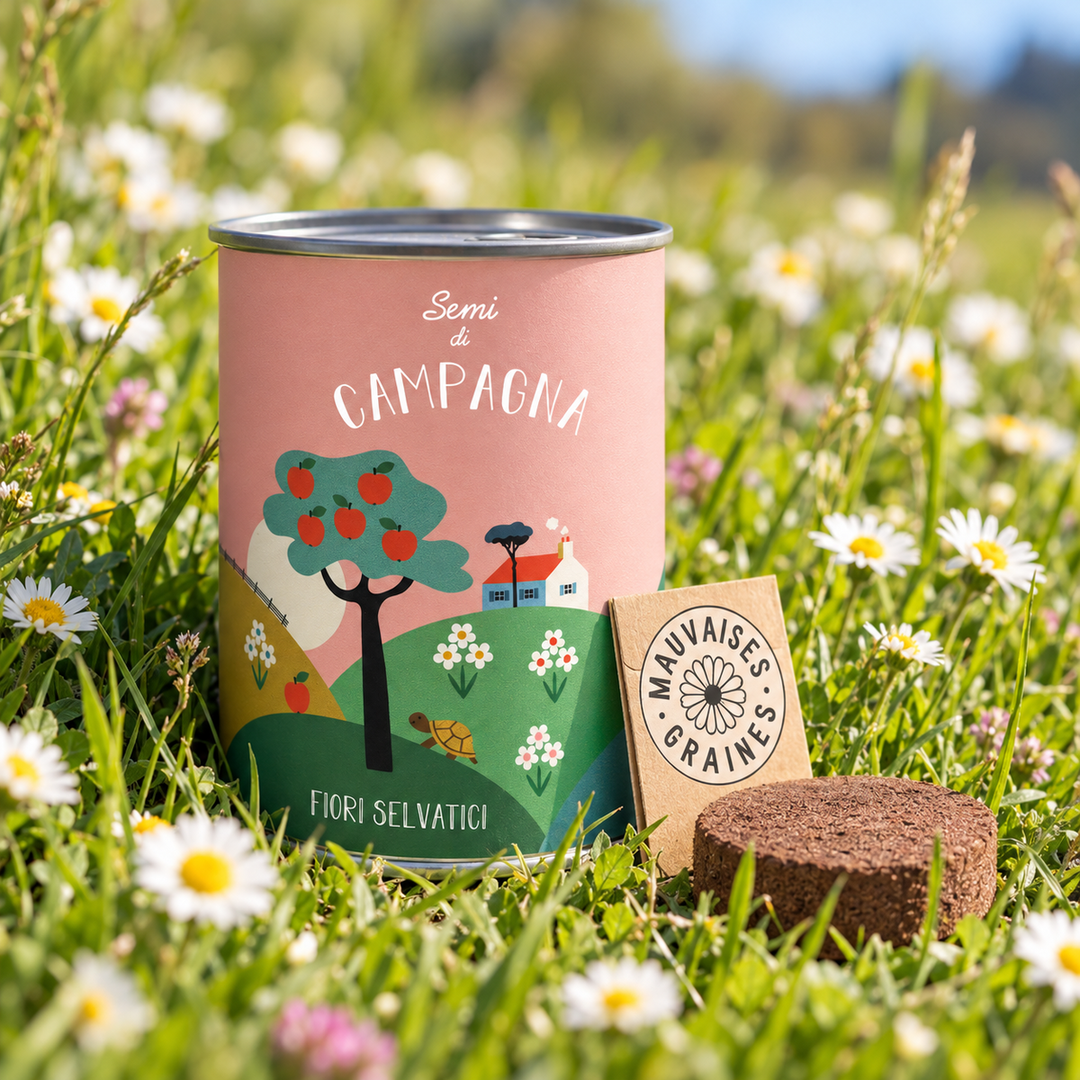 Kit da seminare « Semi di campagna » – Les petits Yéyés – MauvaisesGraines